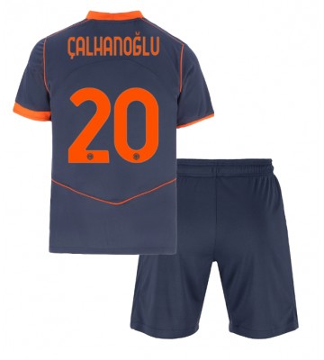 Inter Milan Hakan Calhanoglu #20 Replica Third Stadium Kit for Kids 2025-26 Short Sleeve (+ pants)